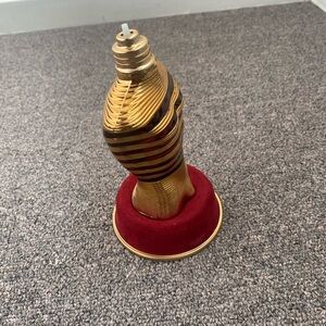 Gold and Black Abstract Sculpture